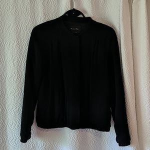 Massimo Dutti Black Jacket with quilted lining